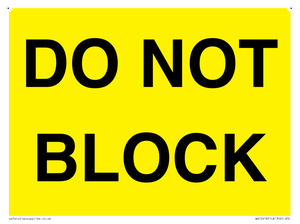 DO NOT BLOCK